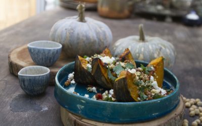 Stuffed Pumpkin with Chickpeas & Fetta